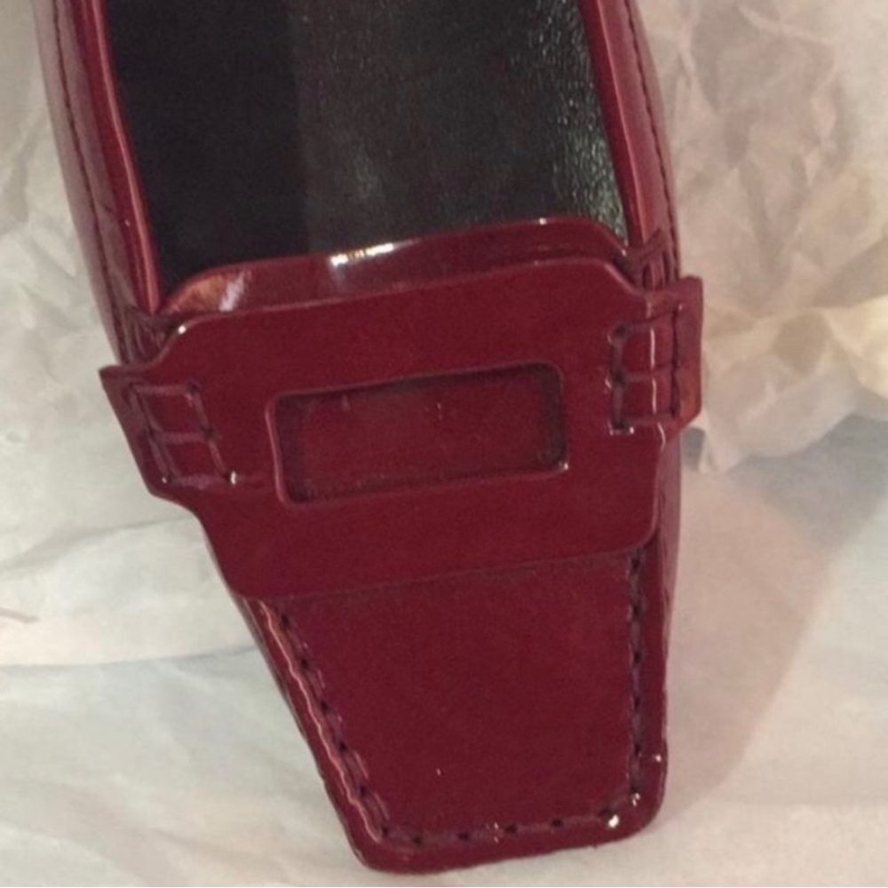 Roger Vivier Red Patent Leather Loafers - Picture 5 of 8